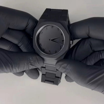 Arabic Aura Black Dial Watch