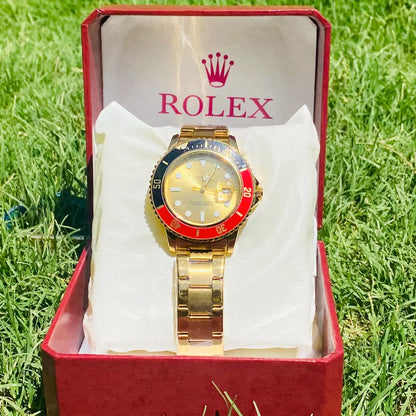 Buy RLX Submariner golden gray dial with black & red bezel