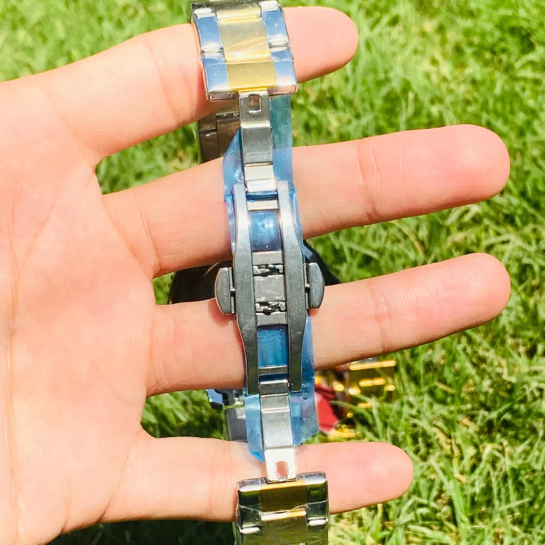 Buy Rolex Two Tone + Gray Dial with red & black bezel