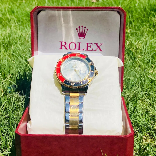 Rolex Two Tone with Gray Dial with red & black bezel in Pakistan